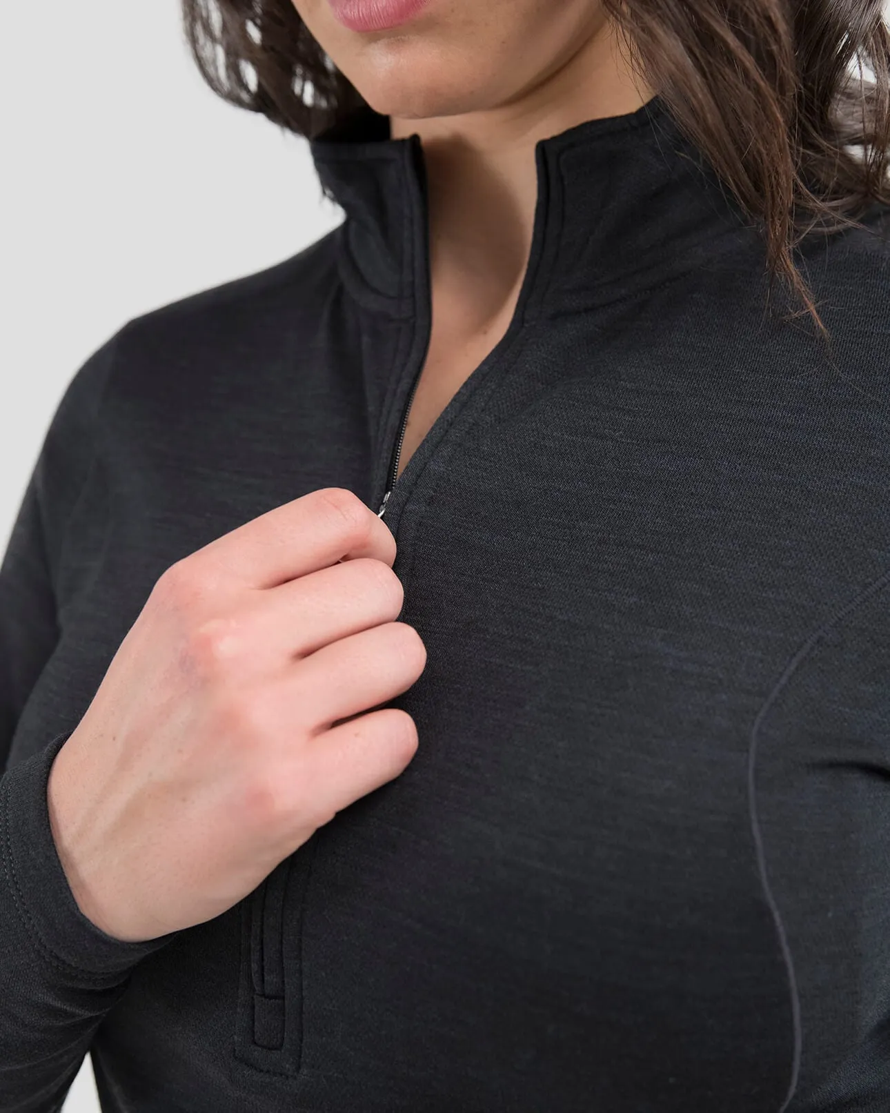 3.0 Women's Thermawool® Heavyweight Merino Wool Half-Zip Thermal Shirt