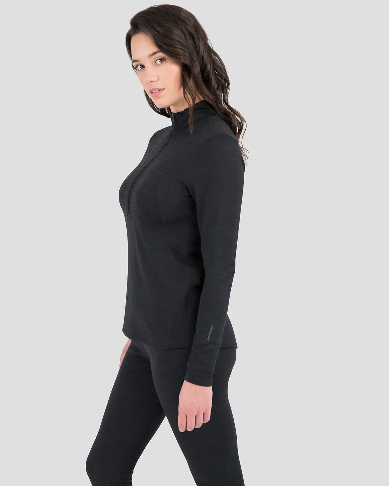 3.0 Women's Thermawool® Heavyweight Merino Wool Half-Zip Thermal Shirt