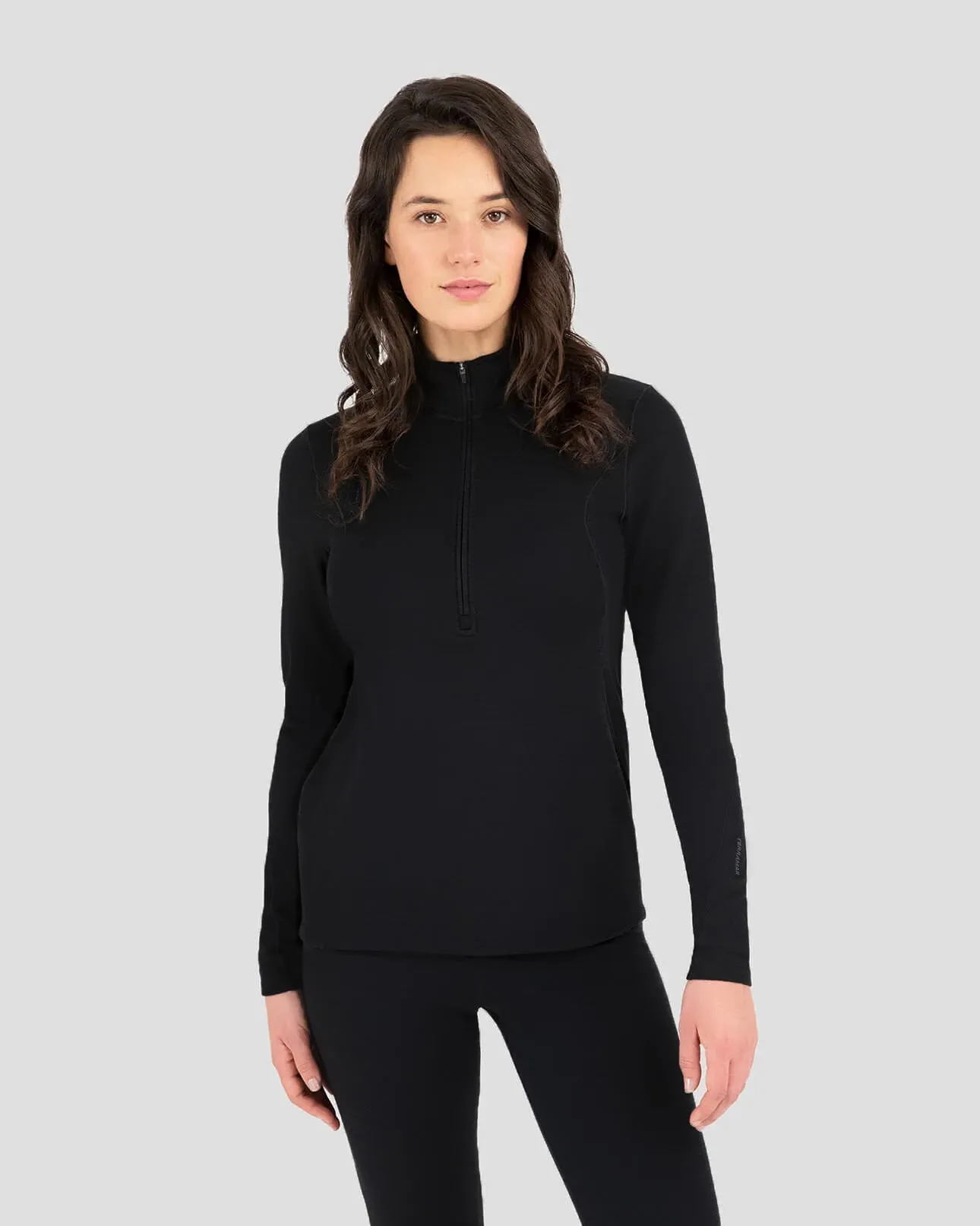 3.0 Women's Thermawool® Heavyweight Merino Wool Half-Zip Thermal Shirt