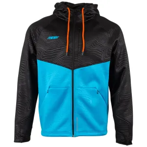 509  Mens GT Cyan Tech Zip Hoodie Hoody Sweater Sweatshirt Fleece Water Resistant