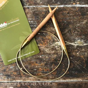 Addi Fine Olive Wood circular needles