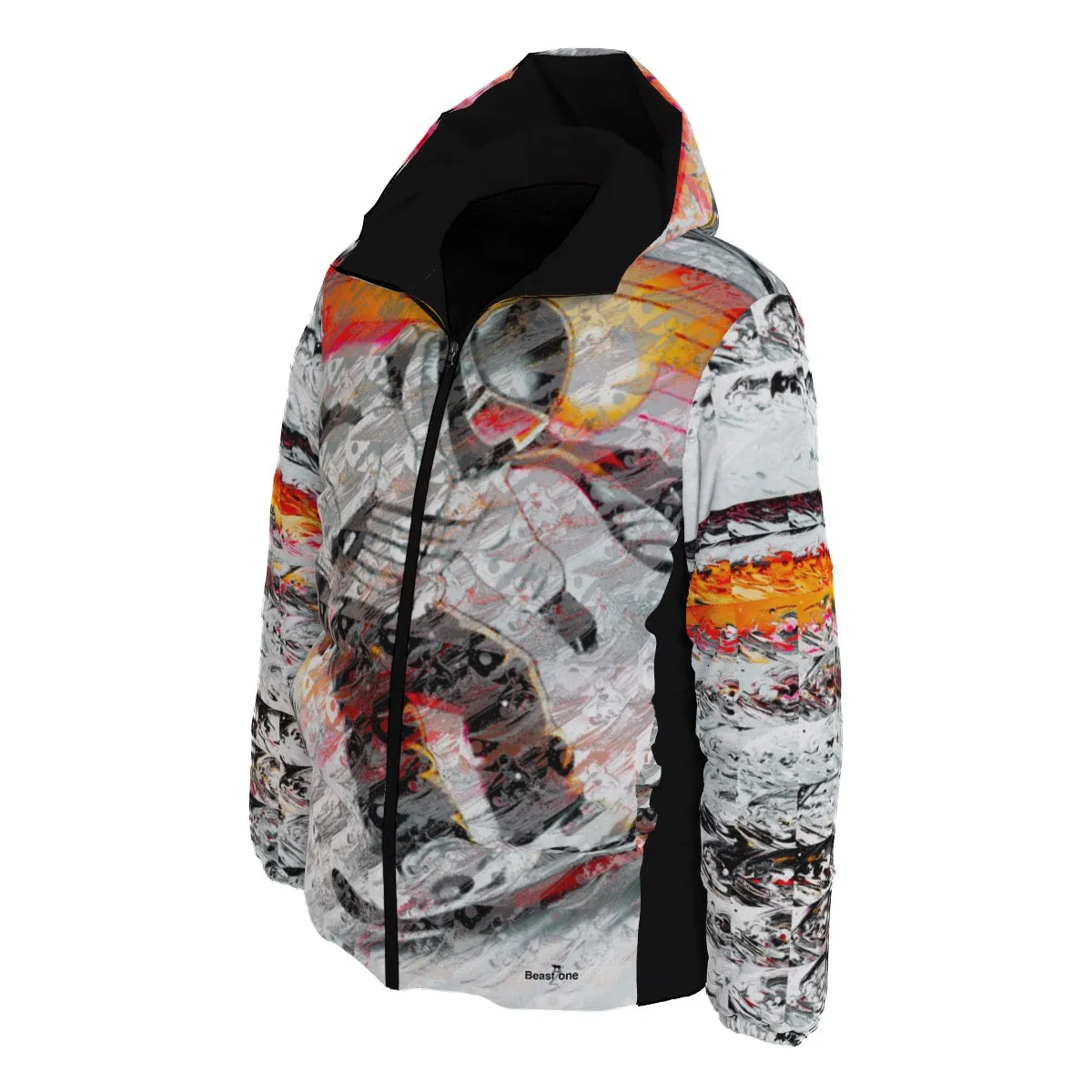 All-Over Print Unisex Down Jacket powder addict