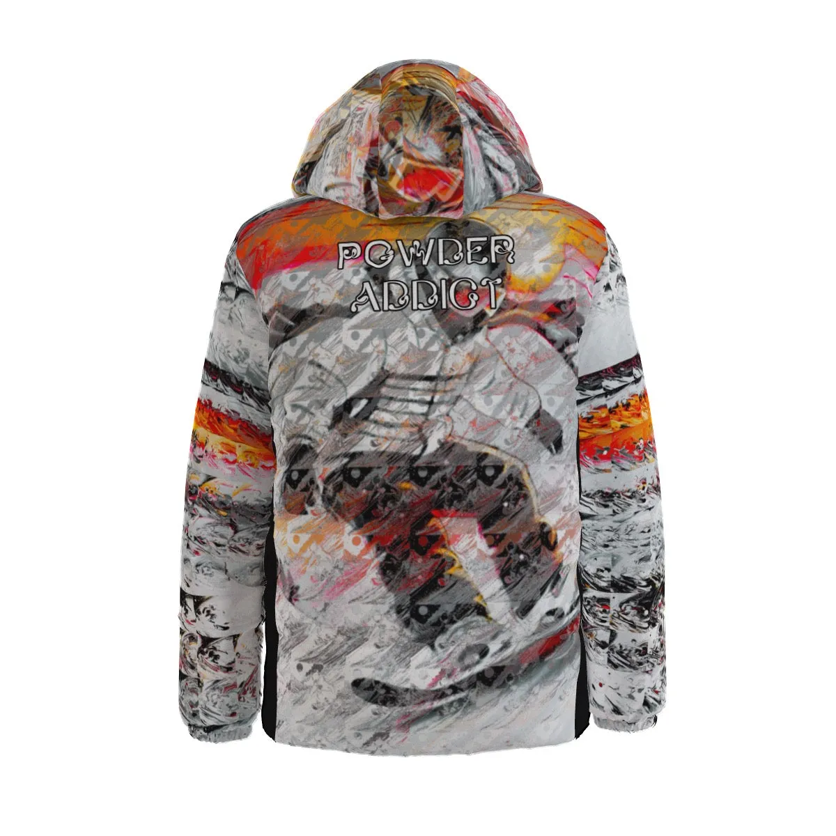 All-Over Print Unisex Down Jacket powder addict