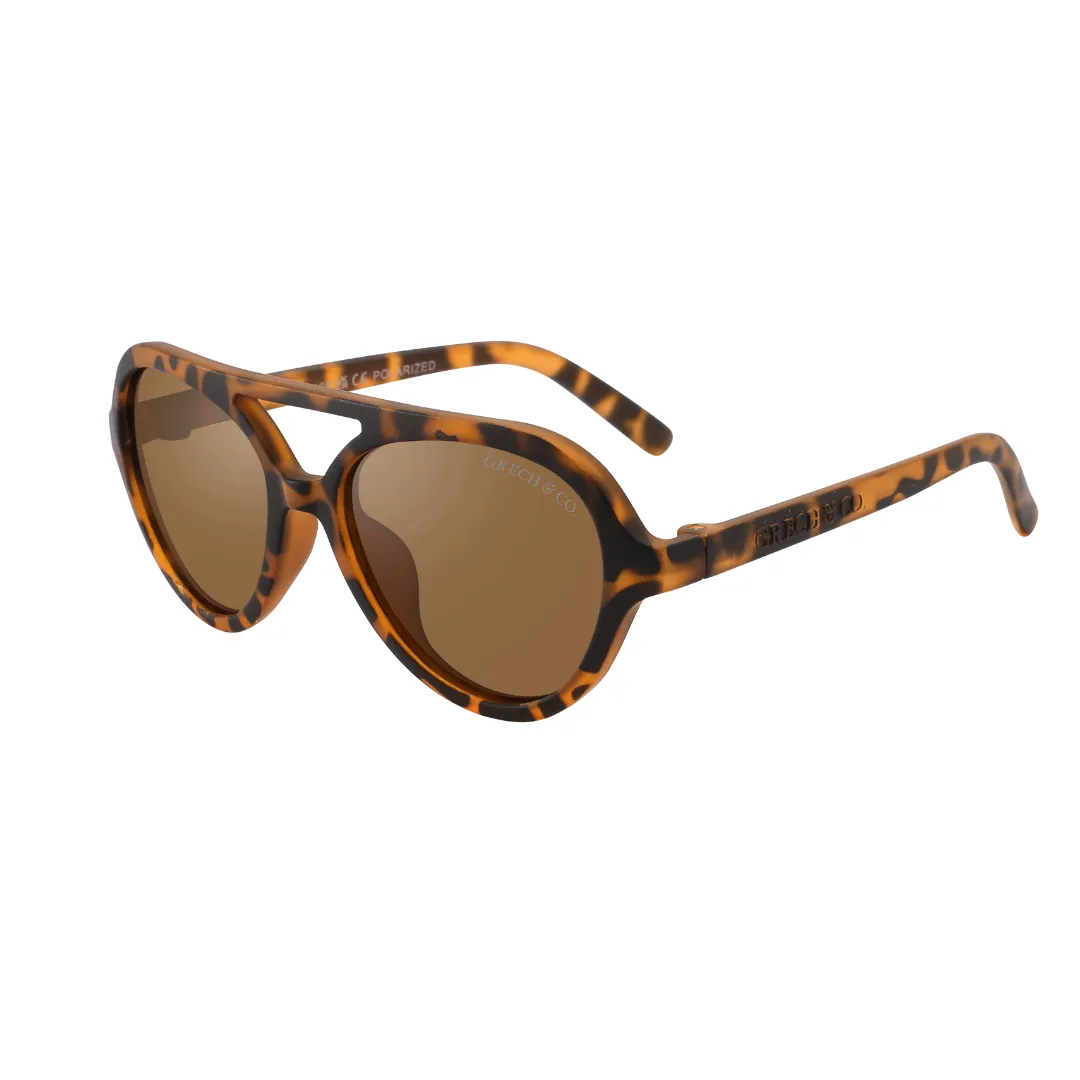 AVIATOR : SEMI-BENDABLE & POLARIZED SUNGLASSES | TORTOISE