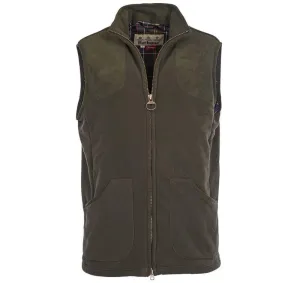 Barbour Dunmoor Waterproof Mens Fleece Gilet - Olive