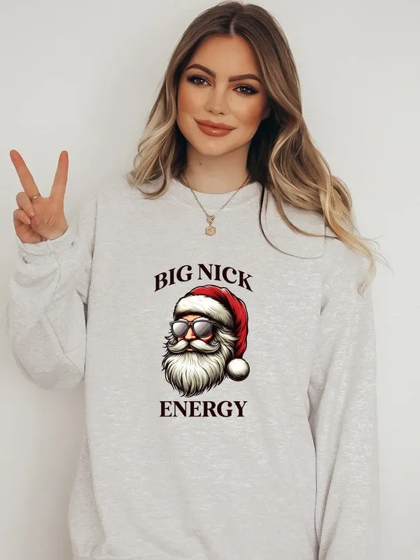 Big Nick Energy Colorful Cozy Crew Sweatshirt