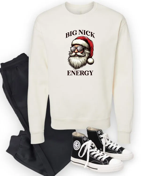 Big Nick Energy Colorful Cozy Crew Sweatshirt