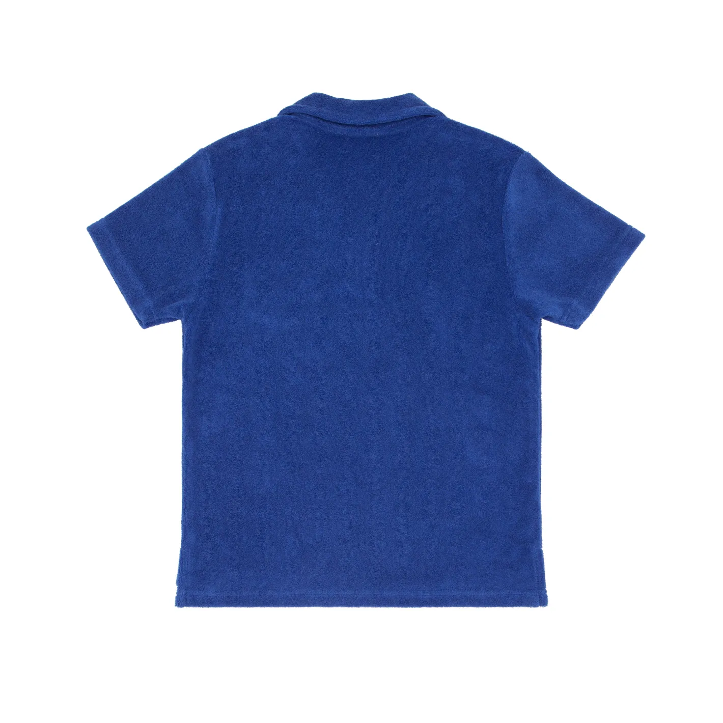 boys cove blue short sleeve french terry polo