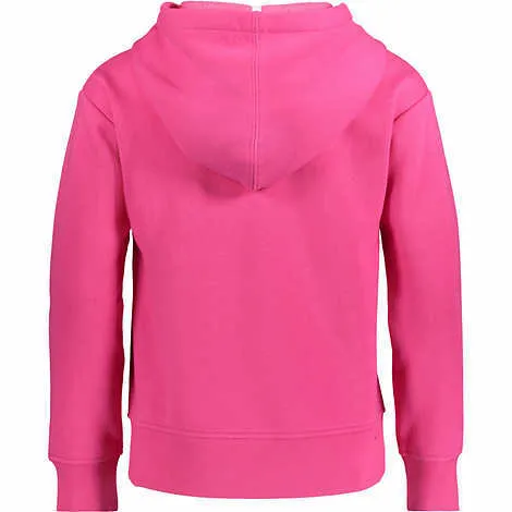 Calvin Klein Girl's Youth Full Zip Cotton Logo Print Hoodie