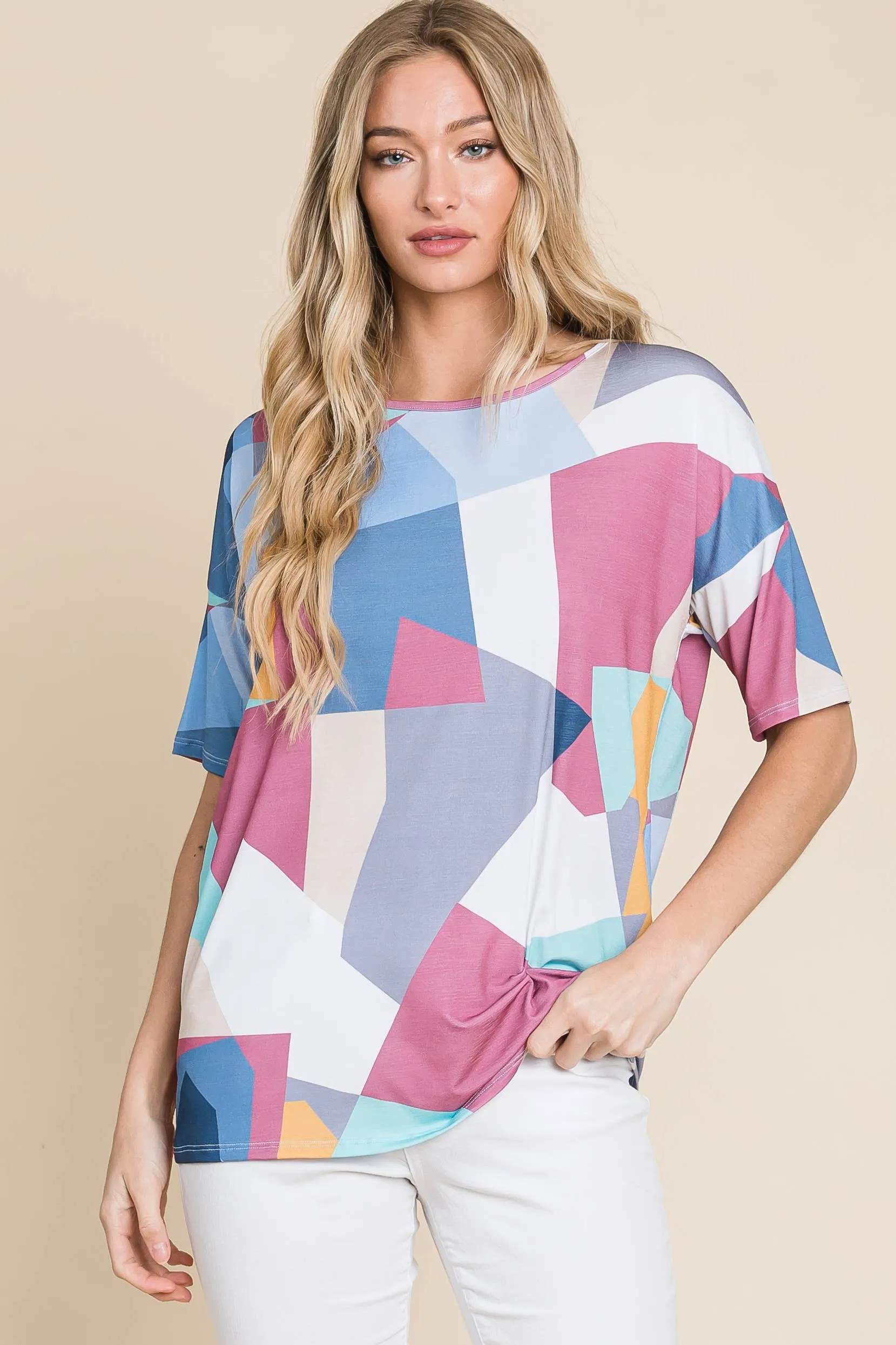 Casual Relaxed Fit Colorful Shirt