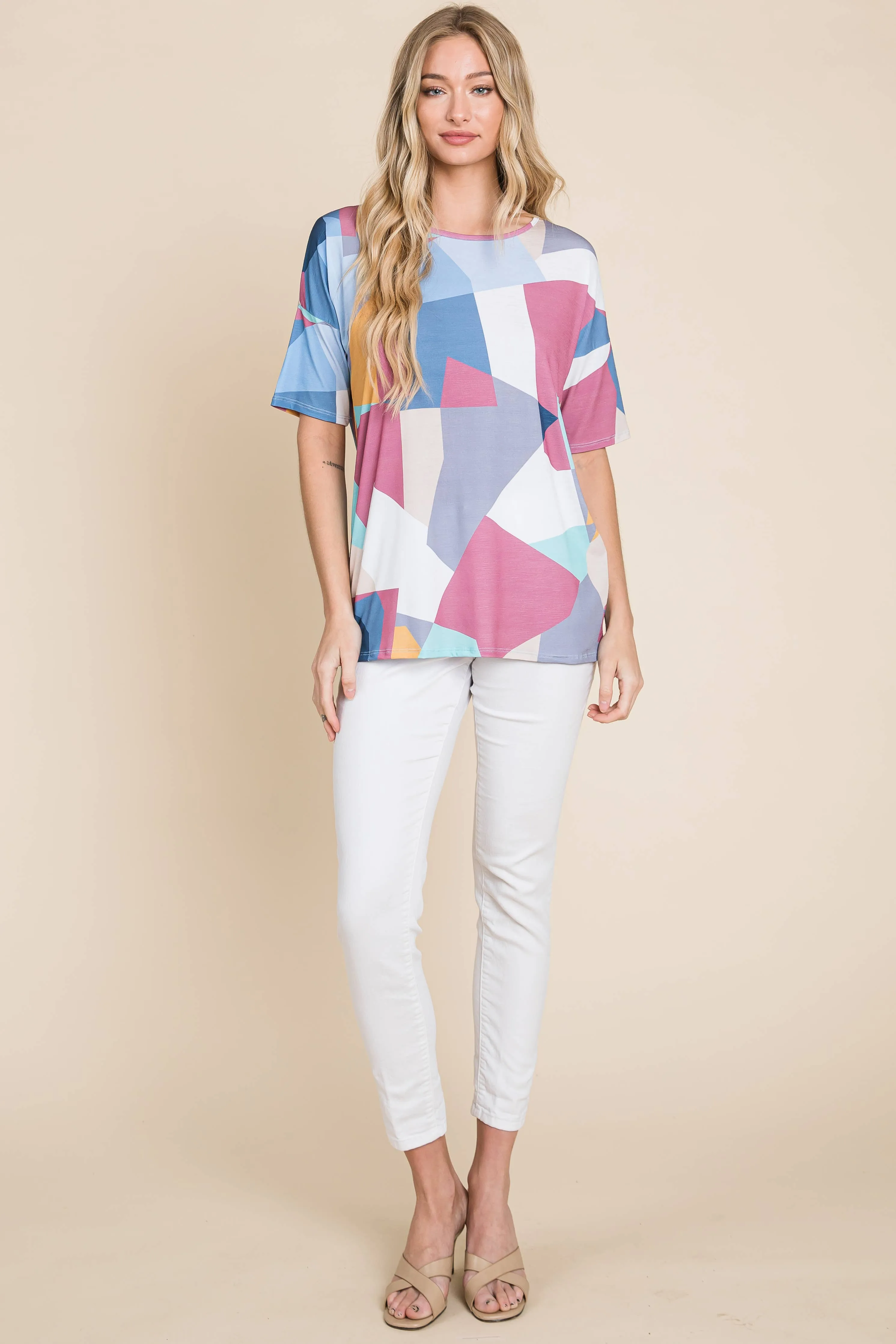 Casual Relaxed Fit Colorful Shirt