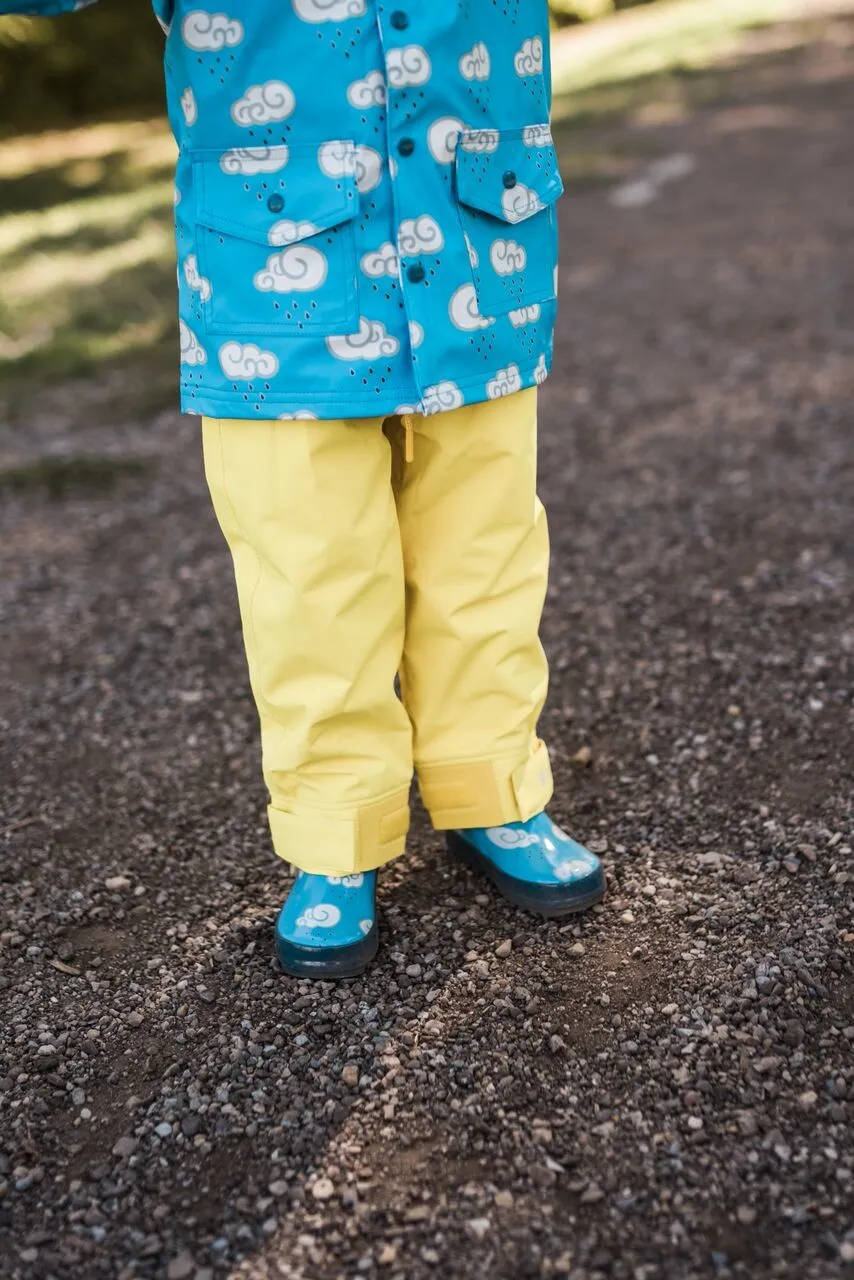 Children's Rain/Trail Pants, Classic Yellow