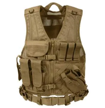 Cross Draw MOLLE Tactical Vest