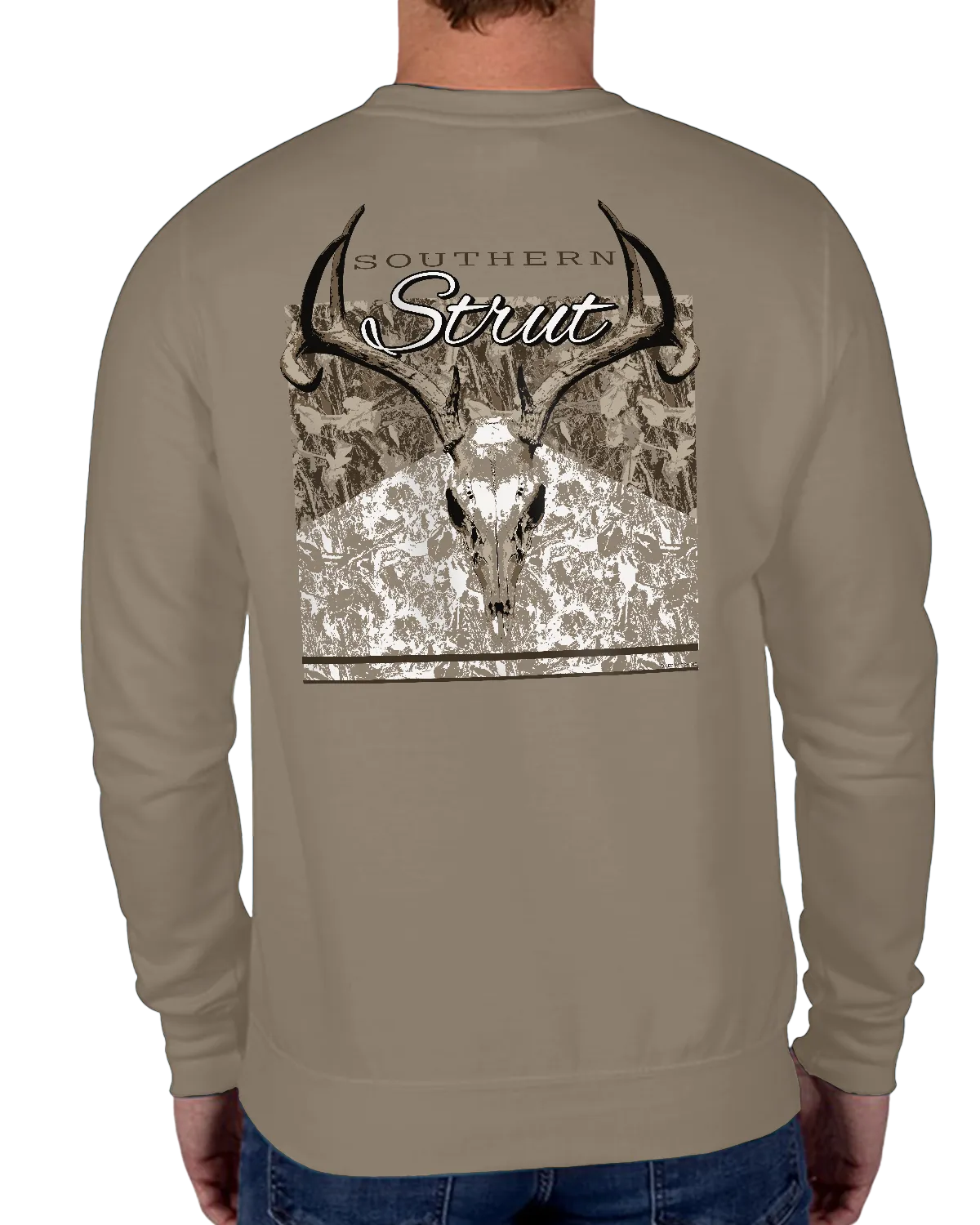 Deer Label Crewneck Sweatshirt