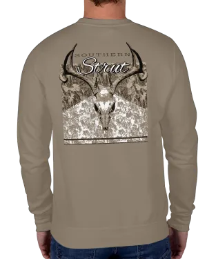 Deer Label Crewneck Sweatshirt