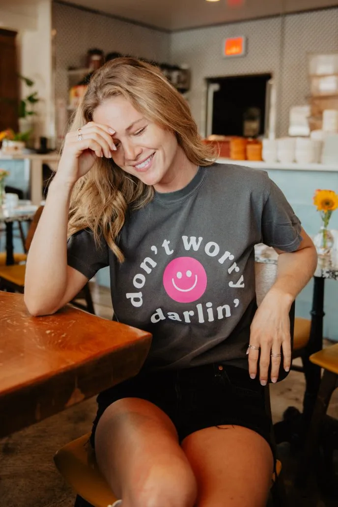 Don't Worry Darling Happy Face T-Shirt