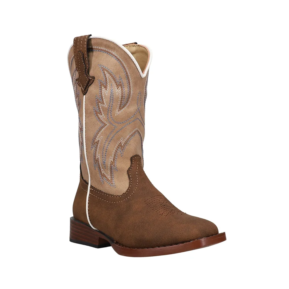 Eastwood Square Toe Cowboy Boots (Little Kid)