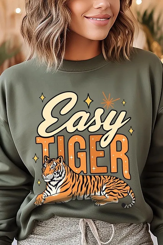 Easy Tiger Graphic Fleece Sweatshirts