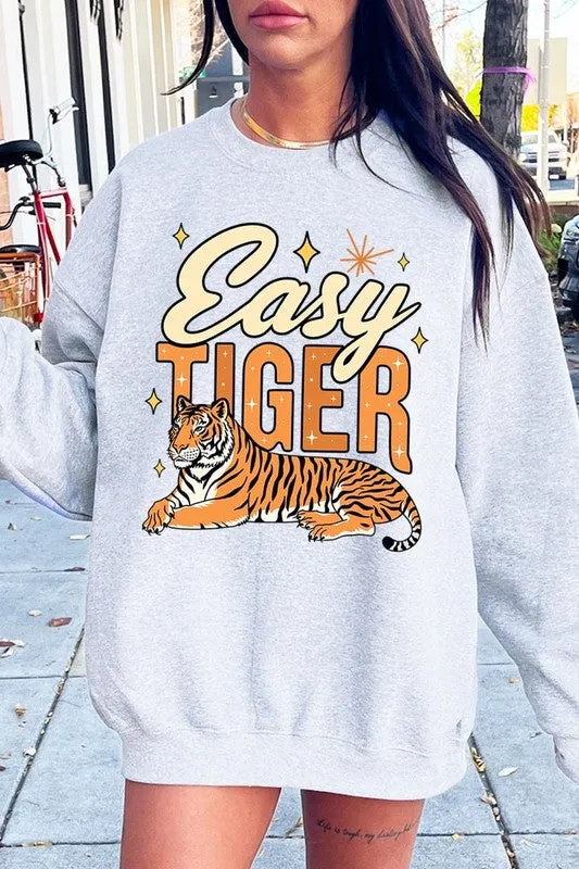 Easy Tiger Graphic Fleece Sweatshirts