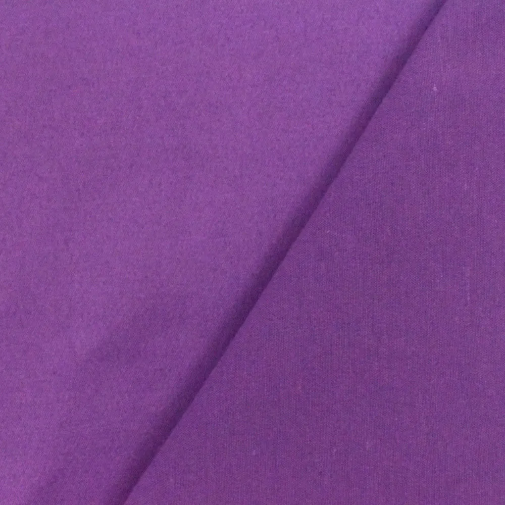 Flower Purple Solid Stretch Polyester Satin Woven Fabric