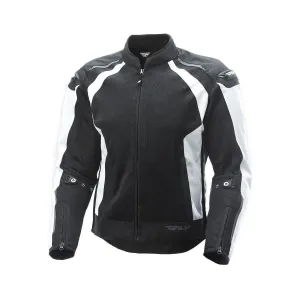 Fly Racing Coolpro Men's White/Black Mesh Jacket