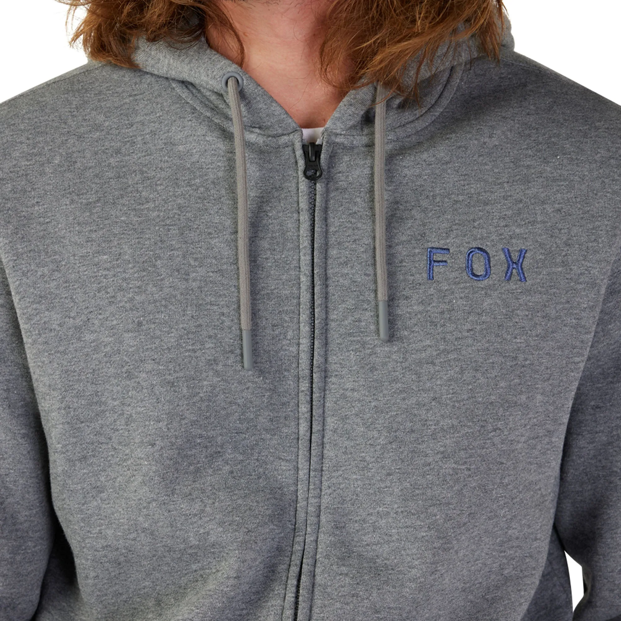 Fox Racing Flora Fleece Zip Hoodie Heather Graphite Grey