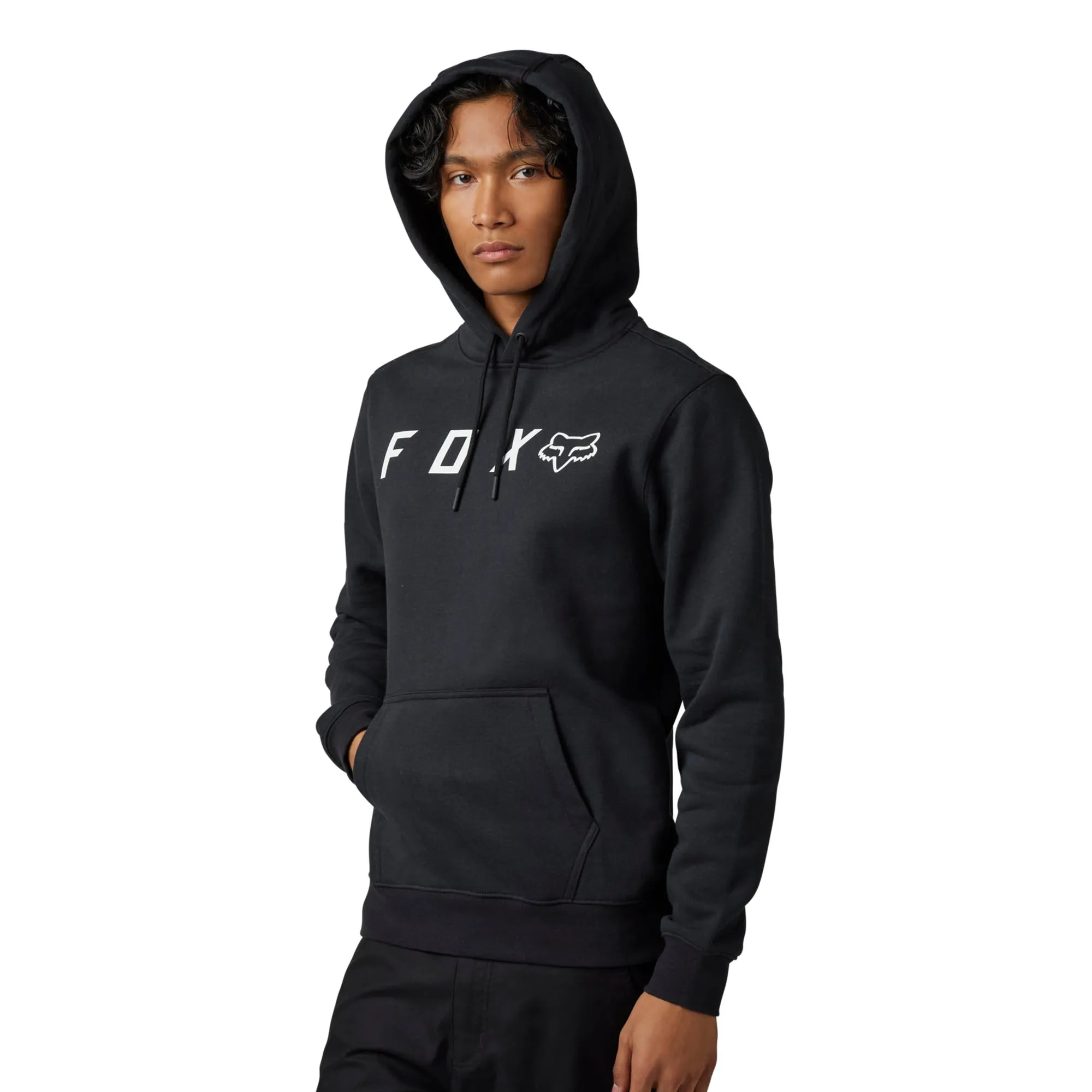 Fox Racing  Mens Absolute Pullover Fleece Hoodie Heavyweight Soft Comfort Black