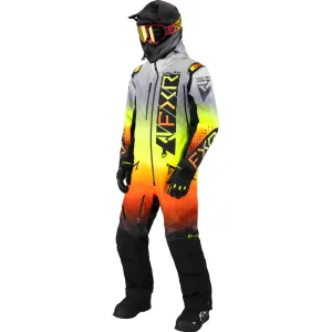 FXR Helium Insulated Snowmobile Monosuit White Lightning