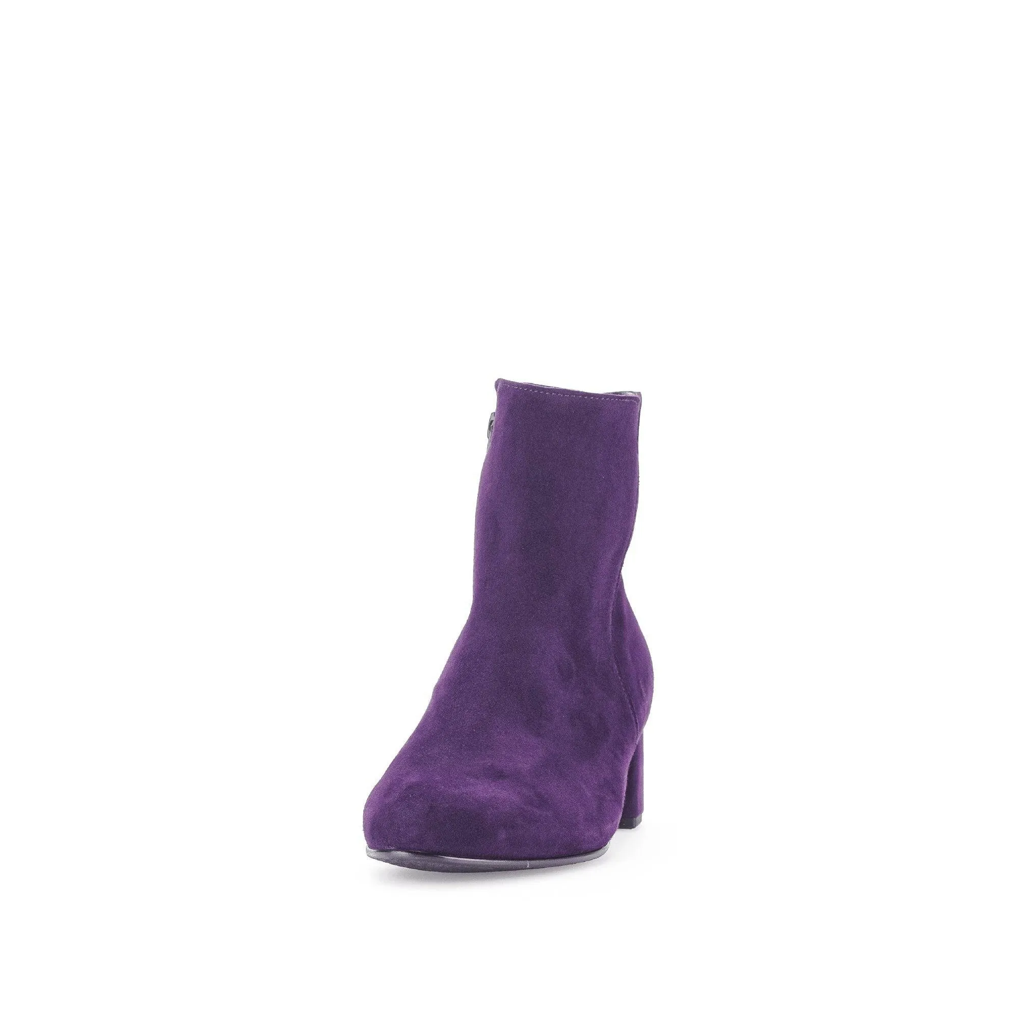 Gabor Abbey 55.680.13 Ladies Purple Suede Side Zip Ankle Boots