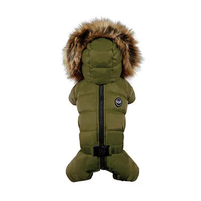 green love down padded snowsuit - 2 small left!