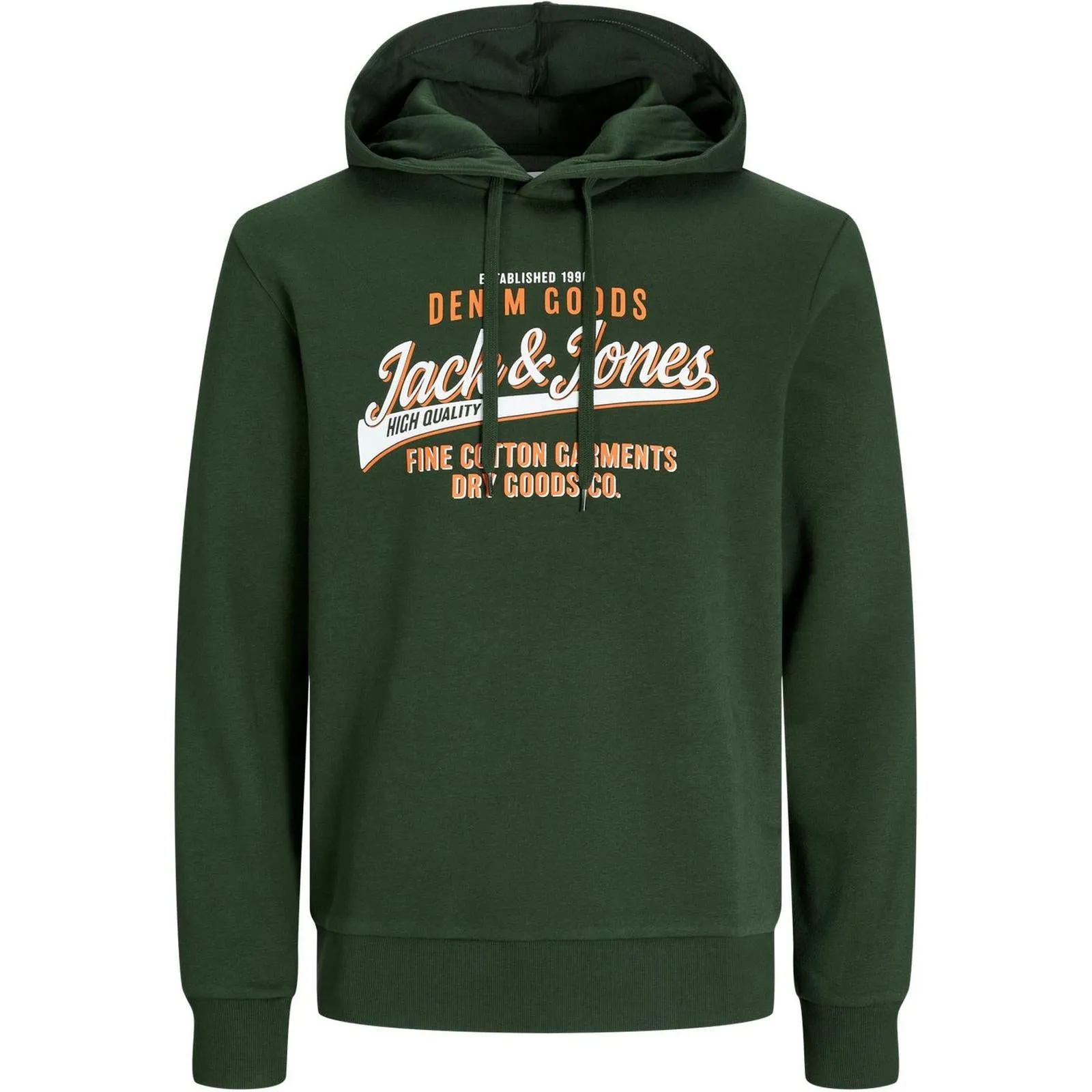 Jack & Jones Mens Logo Big & Tall Pullover Hoodie