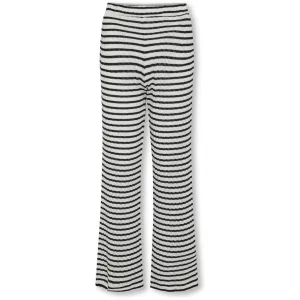 kids ONLY Cloud Dancer Black Georgina Striped Pants