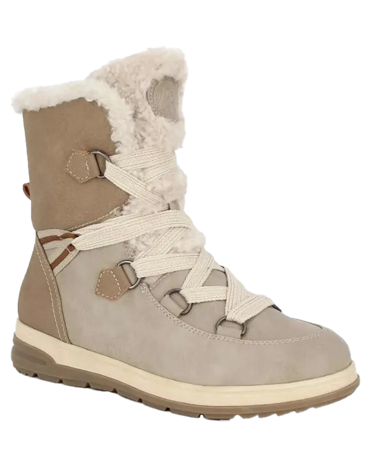 Kimberfeel Ebelya Women's Apres Boots - Beige Clair