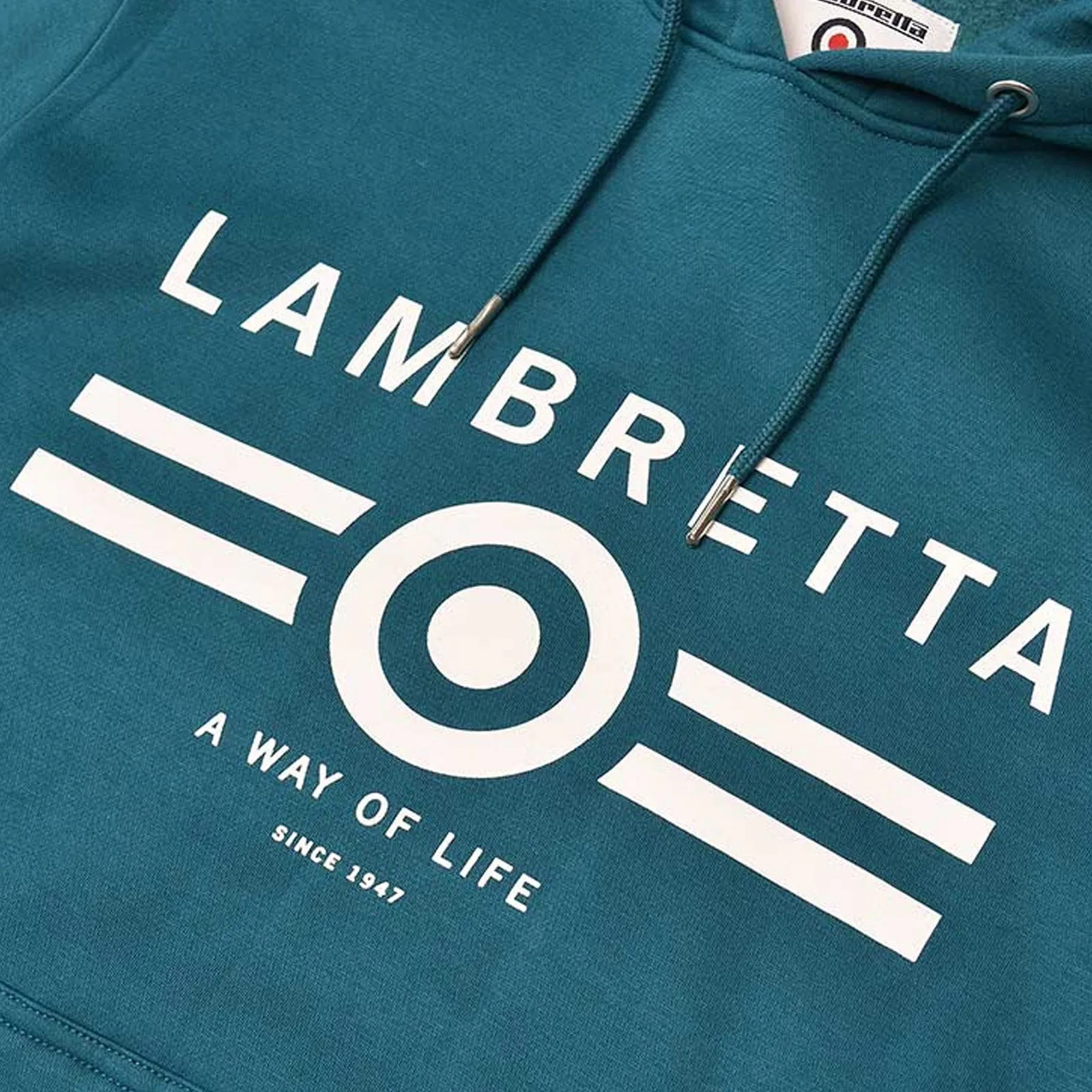 Lambretta Mens Logo Graphic Hoodie