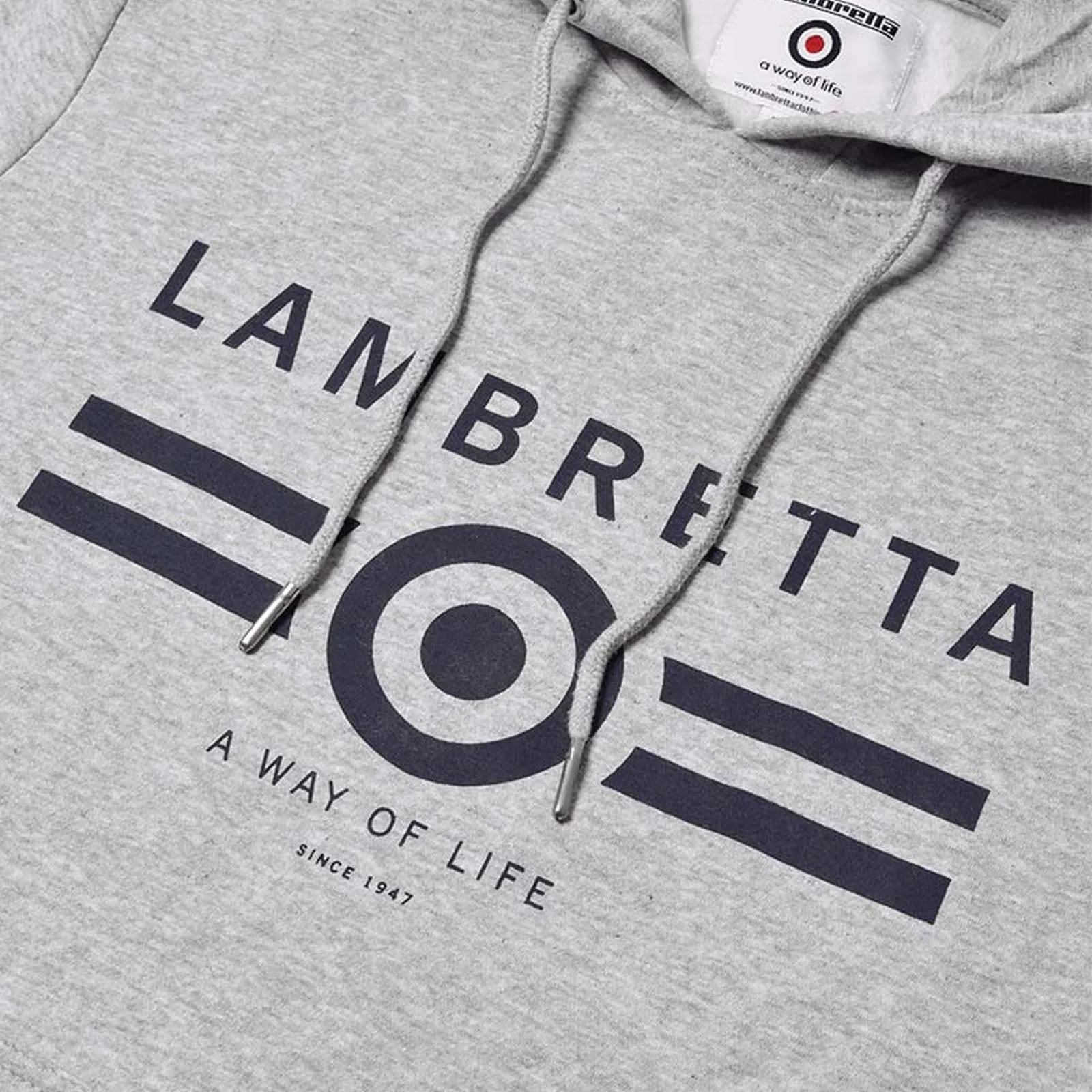 Lambretta Mens Logo Graphic Hoodie