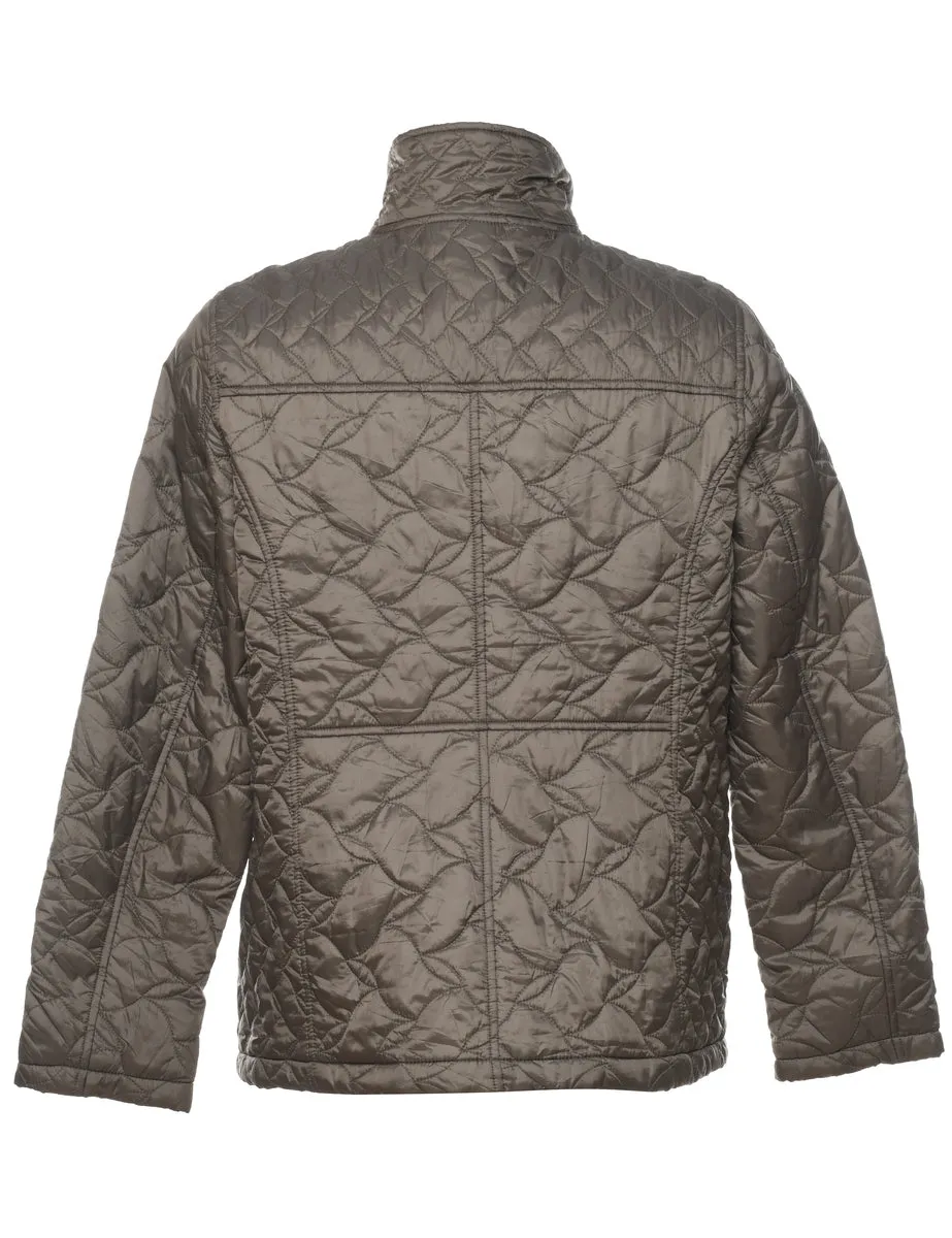 Land's End Light Brown Quilted Jacket  - L