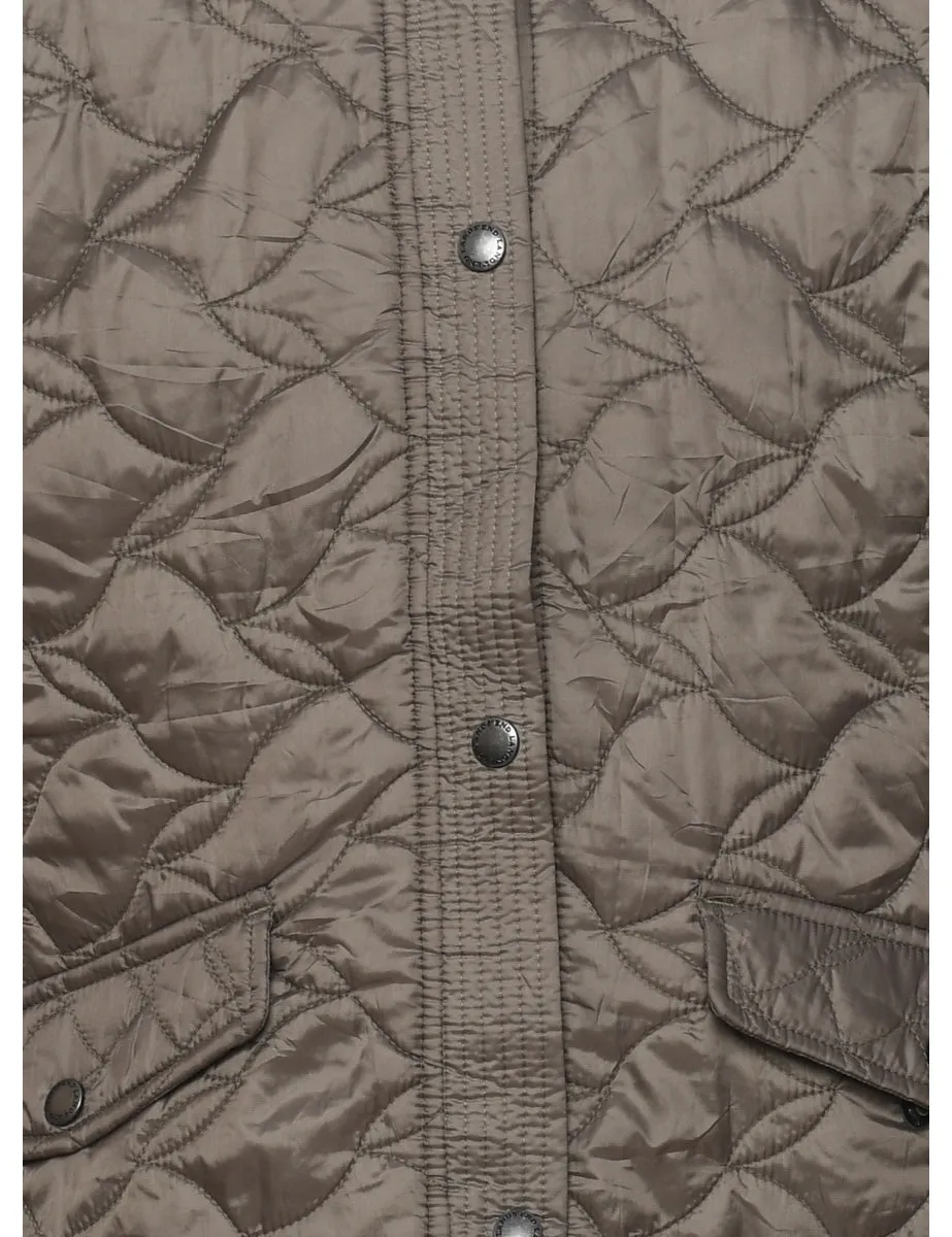 Land's End Light Brown Quilted Jacket  - L