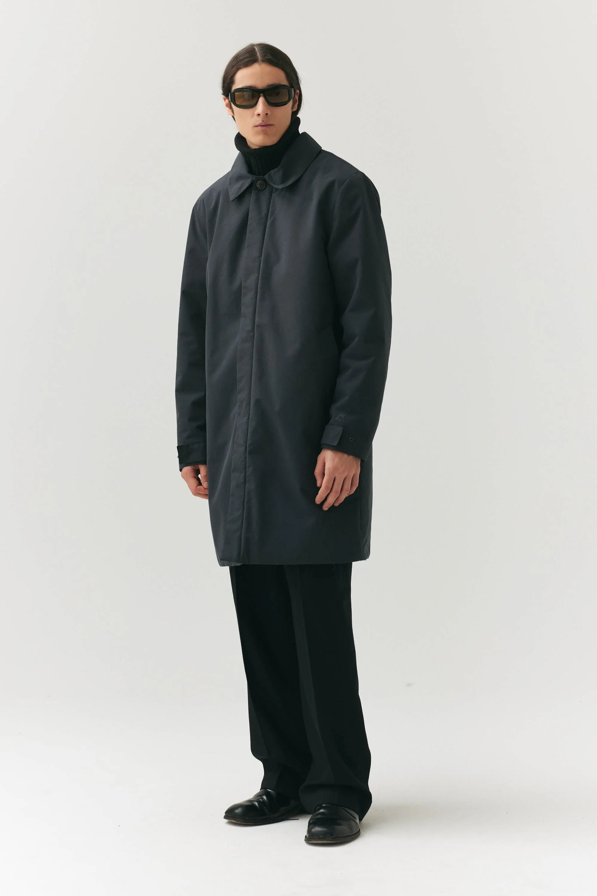 LONG DONG POLYRAYON WOOL LOOK AW24 STEEL GREY