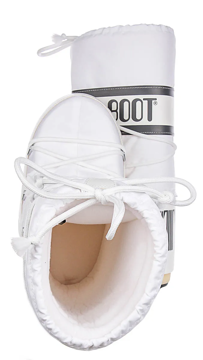 Moon Boot Icon Nylon In White For Women