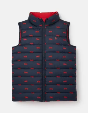 Navy Rover & Red Flip It Reversible Boy’s Vest - Select Size