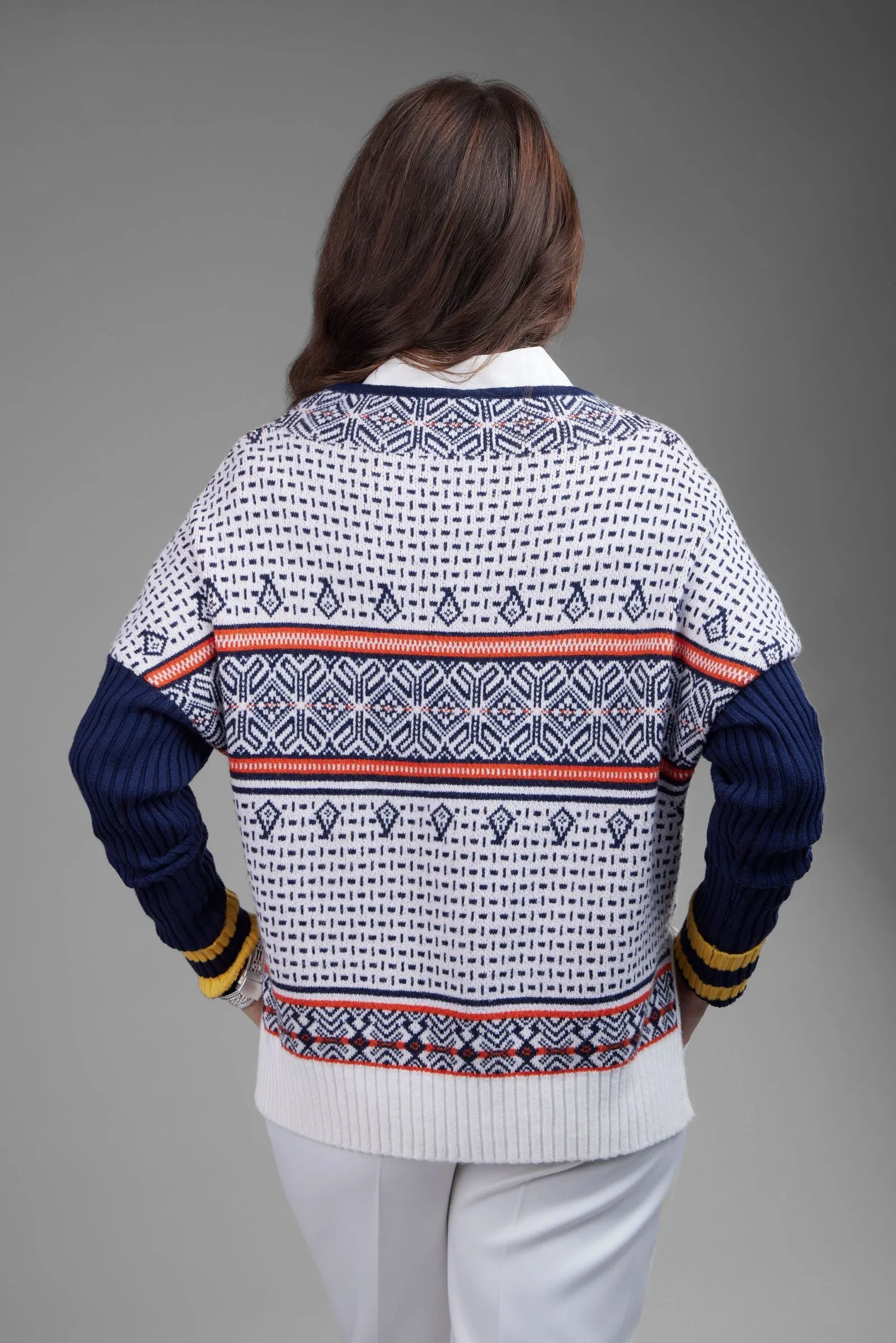 Nordic Knit Pullover Sweater