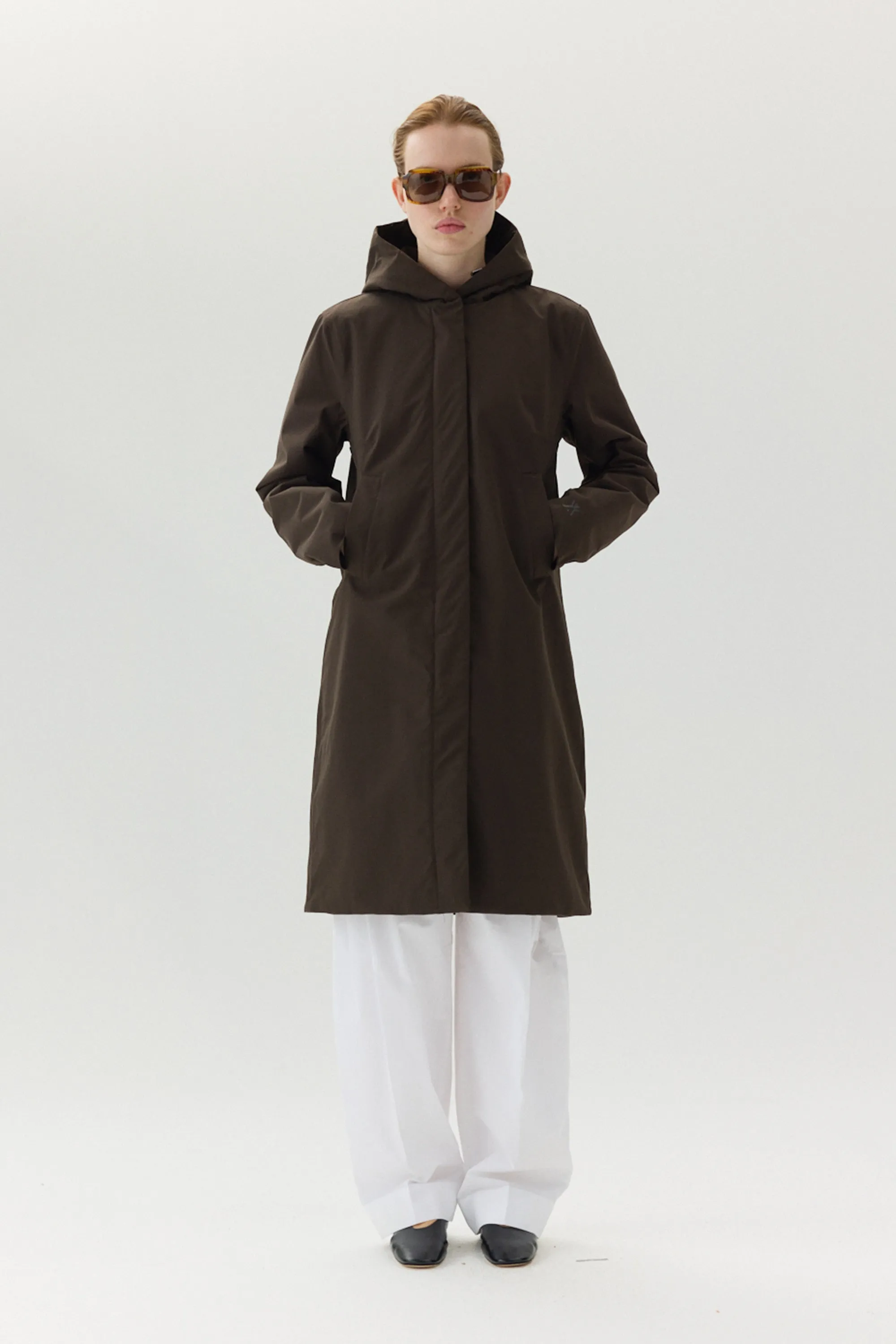 NOT SO LONG TUBE POLYRAYON AW24 CHESTNUT