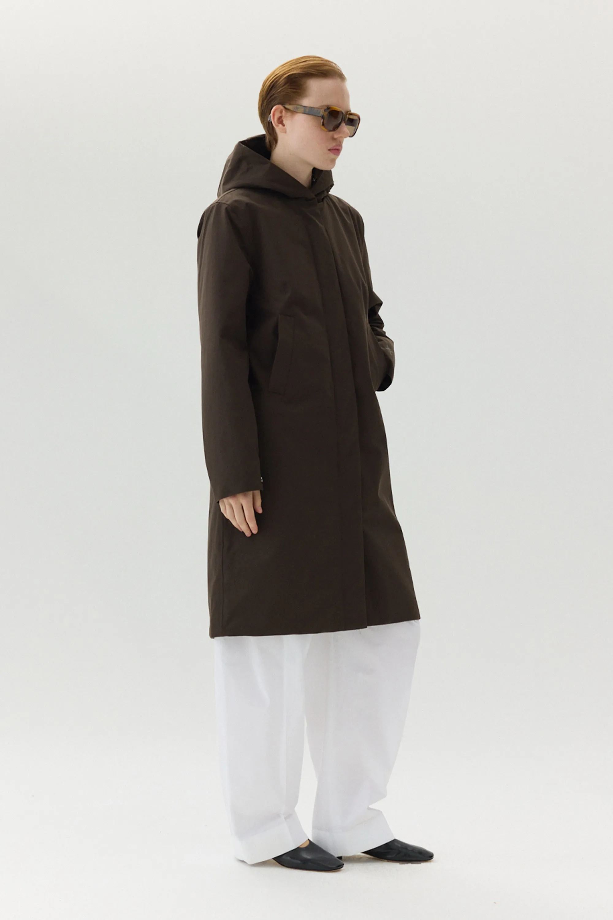 NOT SO LONG TUBE POLYRAYON AW24 CHESTNUT