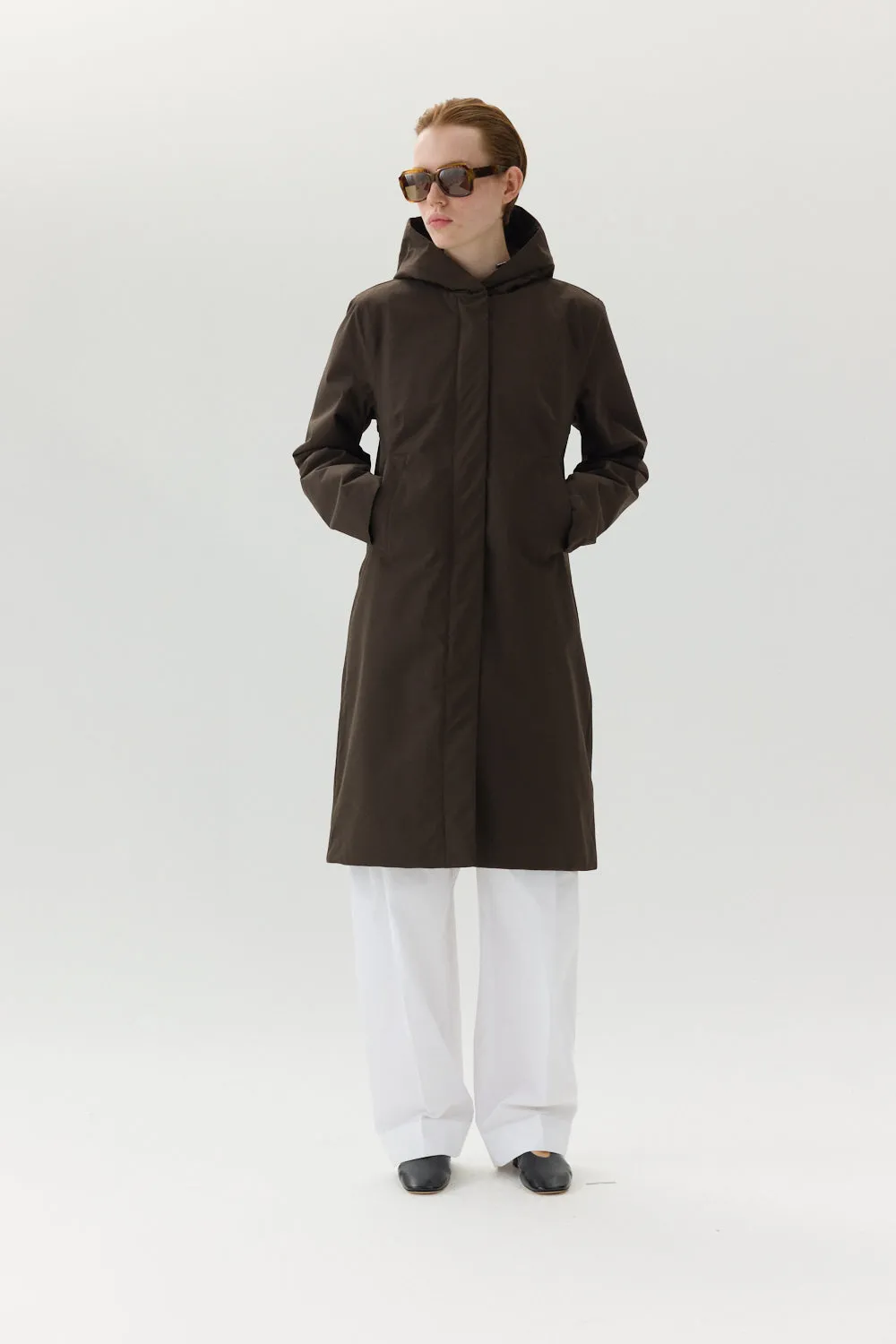 NOT SO LONG TUBE POLYRAYON AW24 CHESTNUT