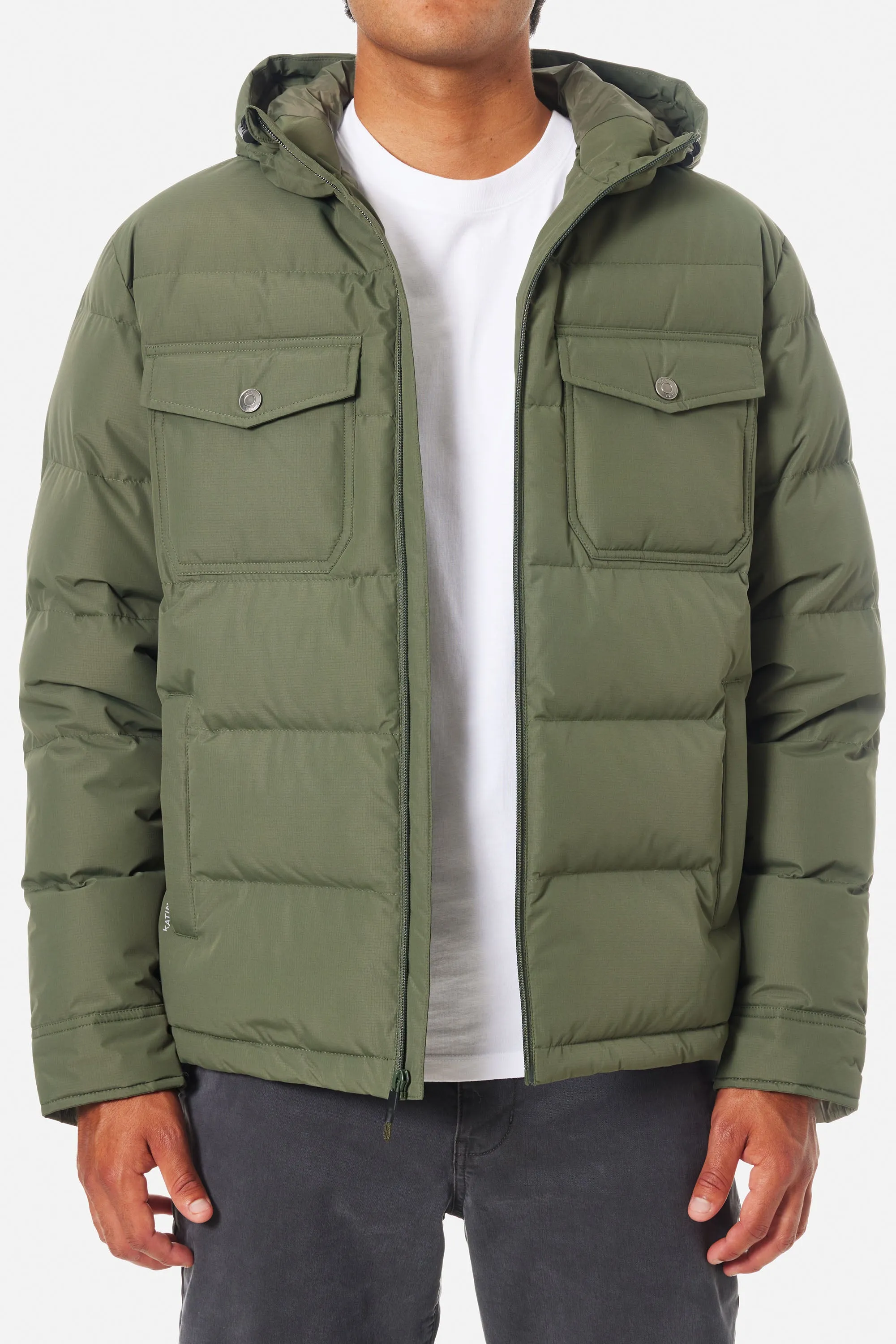 OTG SUMMIT HOODED DOWN JACKET