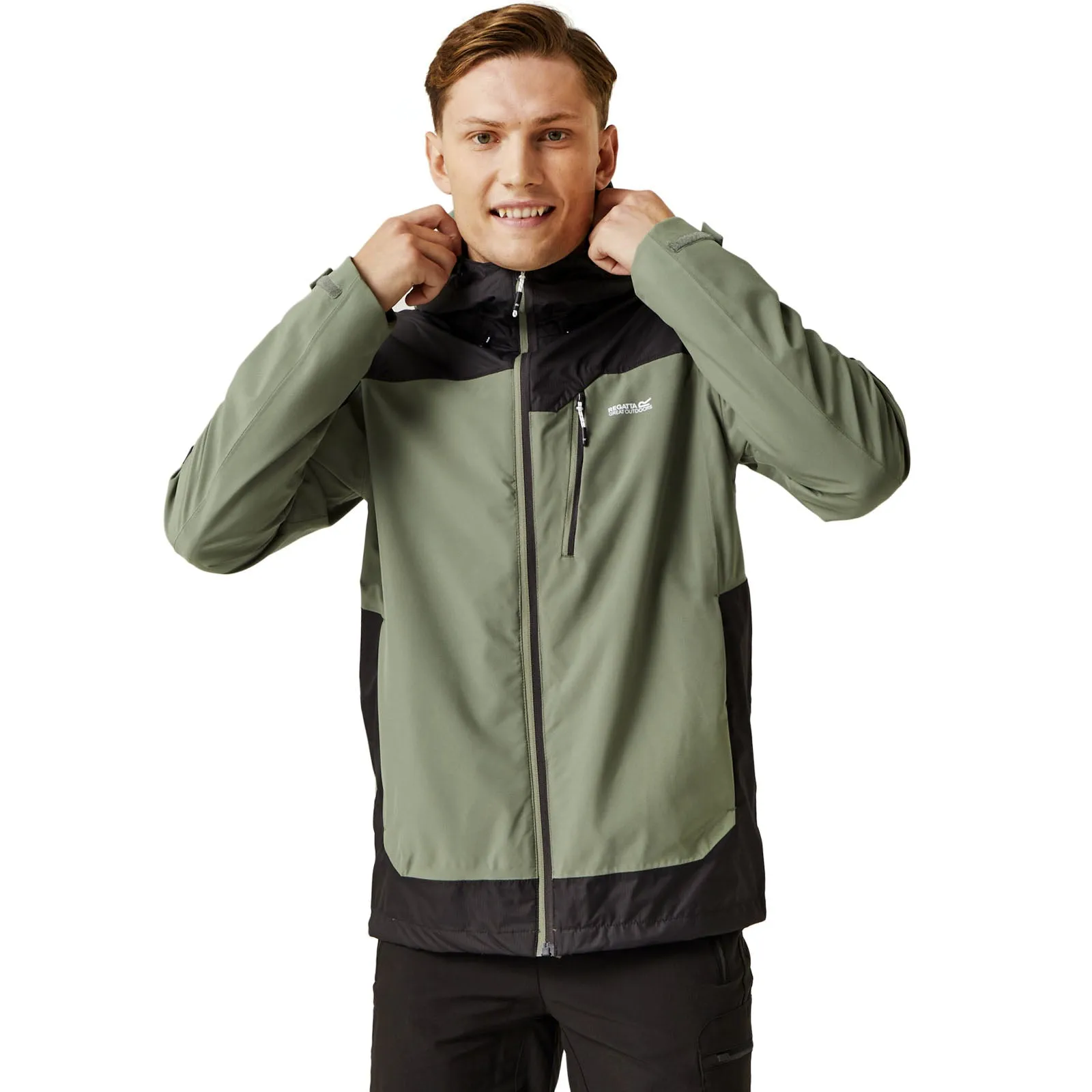 Regatta Mens Highton Stretch III Waterproof Hooded Walking Jacket