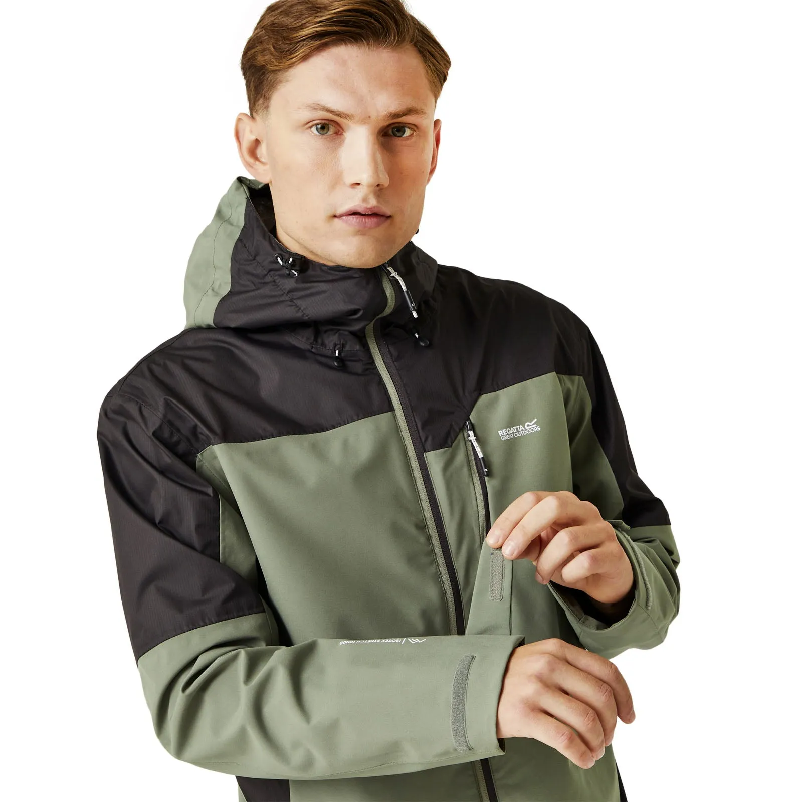 Regatta Mens Highton Stretch III Waterproof Hooded Walking Jacket