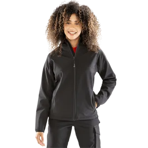 Result Ladies 3-Layer Recycled Printable Hooded Softshell