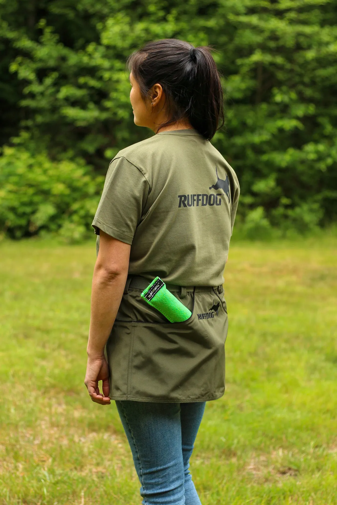 Ruffdog CYNA  Dog Trainer Apron Belt OLIVE