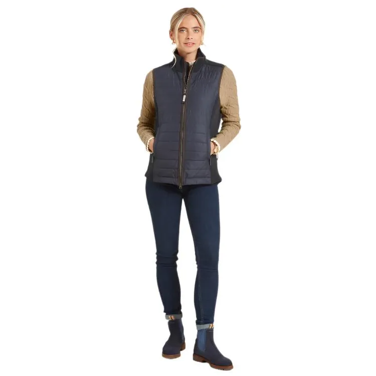 Schoffel Ladies Lyndon Hybrid Gilet - Petrol Blue